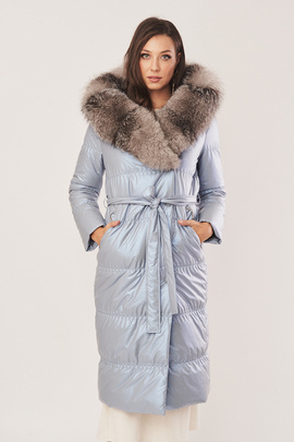 Dunjacka för kvinnor med huva